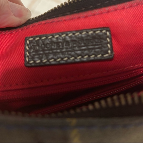 Dooney & Bourke Multicolor Plaid Hobo Bag with Black Trim - Picture 6 of 14